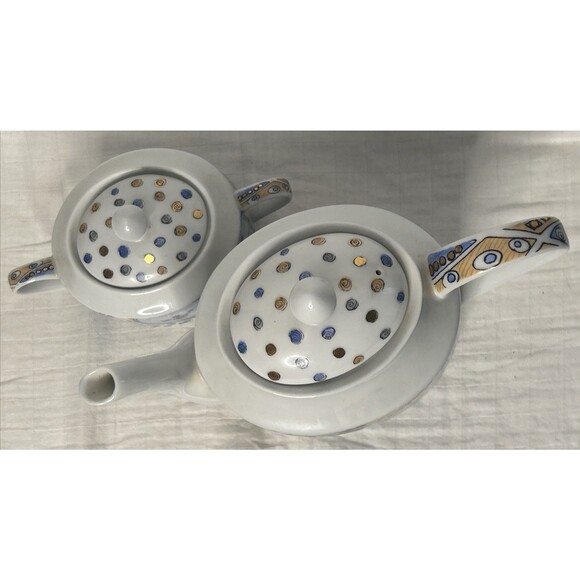 Cecile Christy Teapot Gustav Klimt 1999 Museum Musei Madrid + Sugar Bowl RARE - Picture 4 of 12